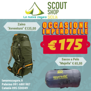 Offerta zaino Avventura 75 + sacco Majella