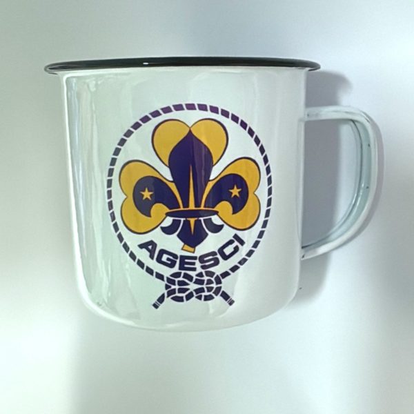 Tazza in metallo smaltata AGESCI