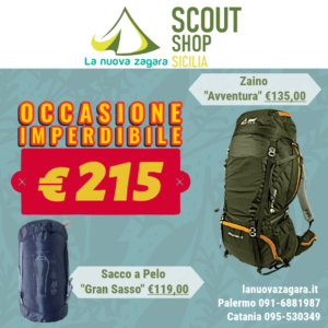 Offerta zaino Avventura 75 + sacco Gran Sasso